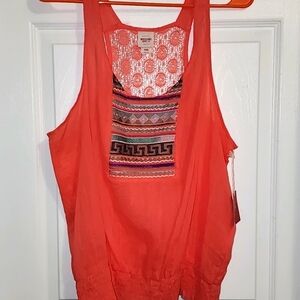 Mossimo sheer tank top Sz XXL